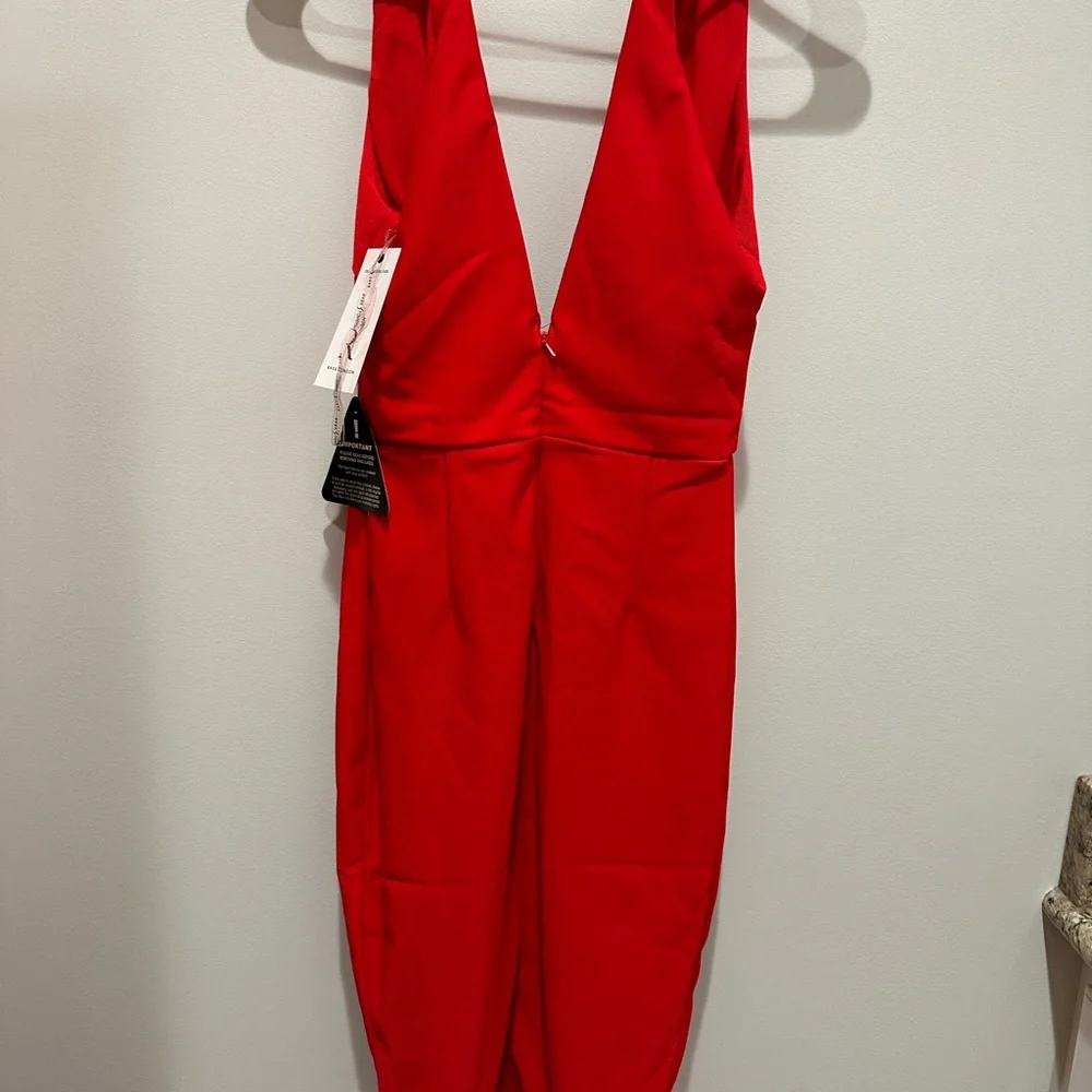 Rare London Black and Red Scalloped Dresses - Picture 4 of 5